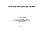 Immune Responses to HIV