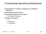 Populations and Samples Chapter 8