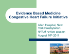 Evidence Based Medicine Congestive Heart Failure Initiative
