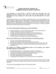 HIPPA Compliance Form
