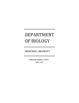 DEPARTMENT OF BIOLOGY