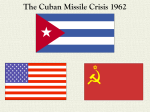 Cuban Missile Crisis Response Activity