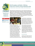 Risk Perception and Needs: Defining Extension`s Climate Change