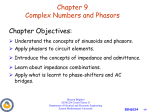Lecture Notes - Complex Numbers and Phasors File