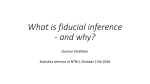 What is fiducial inference