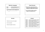 Machine Language Class Exercise Answer Answer