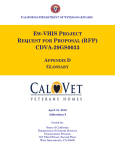 CalVet RFP 29GS0033 EW-VHIS Project Appendix D: Glossary