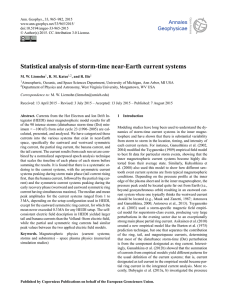 Statistical analysis of storm-time near