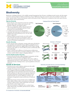 Biodiversity - Center for Sustainable Systems