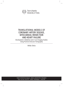 Translational models of coronary artery disease, myocardial