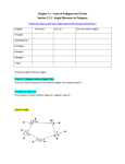 Chapter 11 – Area of Polygons and Circles Section 11.1