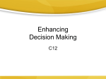 C12- Enhancing Decision Making