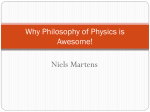 Introduction to Philosophy of Physics (slides)