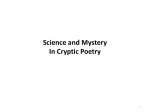 Science-Mystery-Poetry