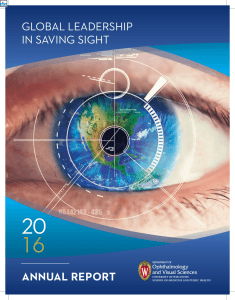2016 annual report - Ophthalmology and Visual Sciences