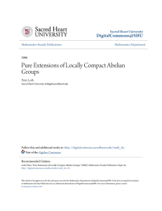 Pure Extensions of Locally Compact Abelian Groups