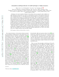 Anomalous melting behavior of solid hydrogen at high pressures