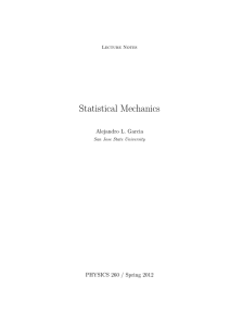 Statistical Mechanics