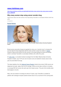 Why many women stop using cancer wonder drug