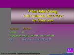 KSU CIS 830: Advanced Topics in Artificial Intelligence