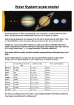Solar System scale model