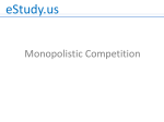 Monopolistic Competition