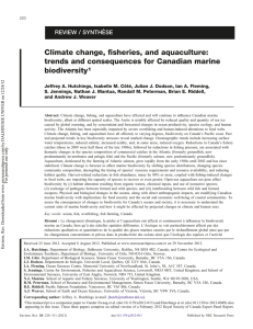Climate change, fisheries, and aquaculture