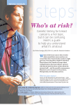 Who is at Risk? - Mount Sinai Hospital