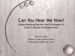 Can You Hear Me Now? Understanding Strategies and Obstacles to