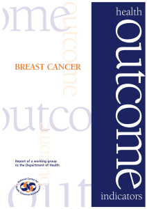 NHS Breast Cancer - National Centre for Health Outcomes
