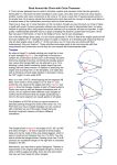 Rock Around the Clock with Circle Theorems