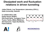 Dissipated work and fluctuation relations in driven