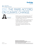 esg: the paris accord on climate change