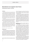 Beta Blockers for Congestive Heart Failure
