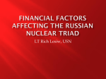 Rich Lesiw -- Financial Factors Affecting the Russian Nuclear Triad