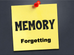 Forgetting Memory – PPT