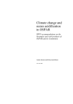 Climate change and ocean acidification in OSPAR