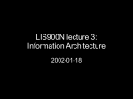 Information Architecture