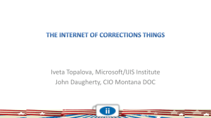 What is the Internet of Things? - Corrections Technology Association