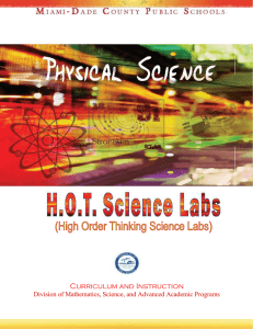 High Order Thinking Science Labs