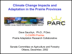 Climate Change Impacts and Adaptation in the
