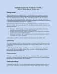 Multiple Endocrine Neoplasia TYPE 2 Background
