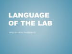 Language of the Lab - Bremerton School District