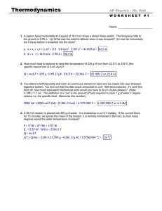 thermodynamics