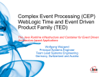 WebLogic Time and Event Driven Product Family (TED) The Java