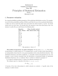 Principles of Statistical Estimation