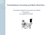 CARBOHYDRATE COUNTING