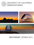UCO Focus - Lick Observatory