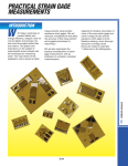 practical strain gage measurements