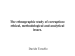 The ethnographic study of corruption